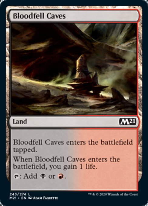 Bloodfell Caves [Core Set 2021] | Spectrum Games