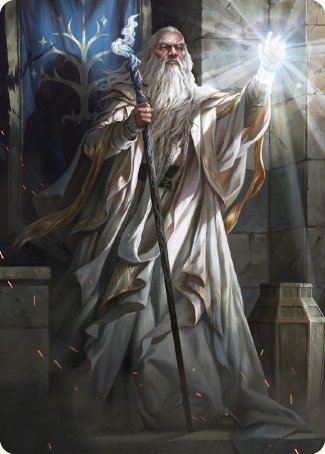 Gandalf the White Art Card [The Lord of the Rings: Tales of Middle-earth Art Series] | Spectrum Games