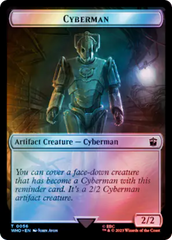 Copy // Cyberman Double-Sided Token (Surge Foil) [Doctor Who Tokens] | Spectrum Games
