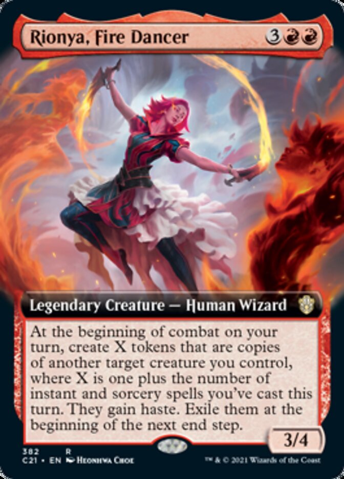 Rionya, Fire Dancer (Extended) [Commander 2021] | Spectrum Games