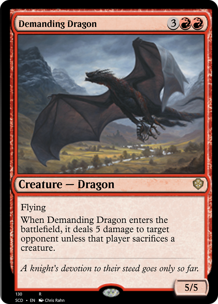 Demanding Dragon [Starter Commander Decks] | Spectrum Games