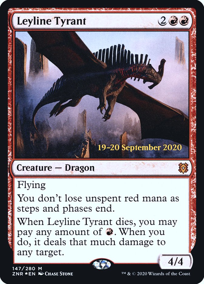 Leyline Tyrant  [Zendikar Rising Prerelease Promos] | Spectrum Games