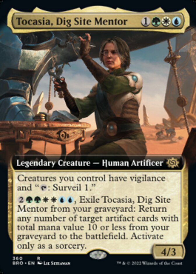 Tocasia, Dig Site Mentor (Extended Art) [The Brothers' War] | Spectrum Games