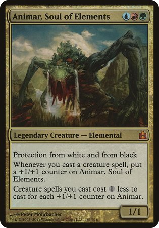 Animar, Soul of Elements (Oversized) [Commander 2011 Oversized] | Spectrum Games