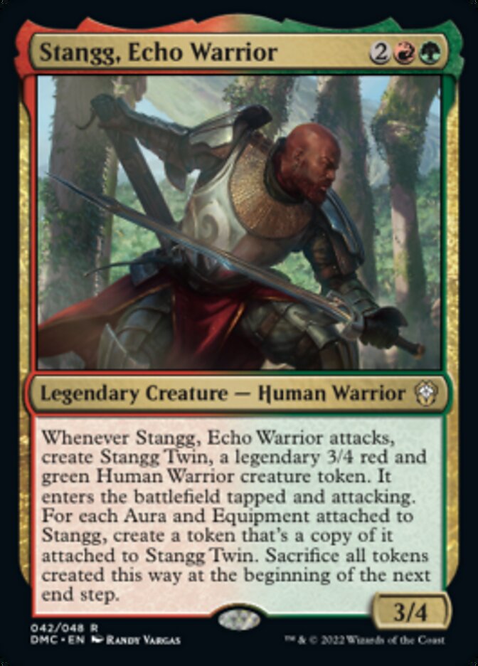 Stangg, Echo Warrior [Dominaria United Commander] | Spectrum Games