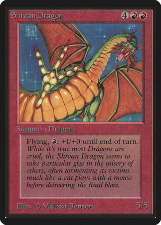 Shivan Dragon [Limited Edition Beta] | Spectrum Games