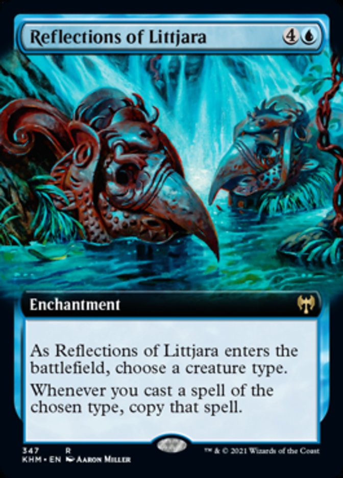 Reflections of Littjara (Extended Art) [Kaldheim] | Spectrum Games