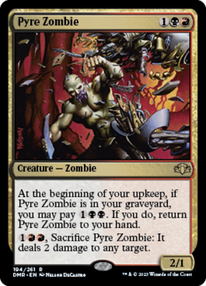 Pyre Zombie [Dominaria Remastered] | Spectrum Games
