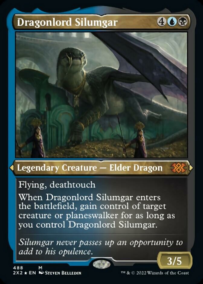 Dragonlord Silumgar (Foil Etched) [Double Masters 2022] | Spectrum Games