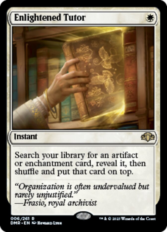 Enlightened Tutor [Dominaria Remastered] | Spectrum Games