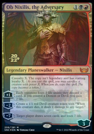 Ob Nixilis, the Adversary [Streets of New Capenna Prerelease Promos] | Spectrum Games