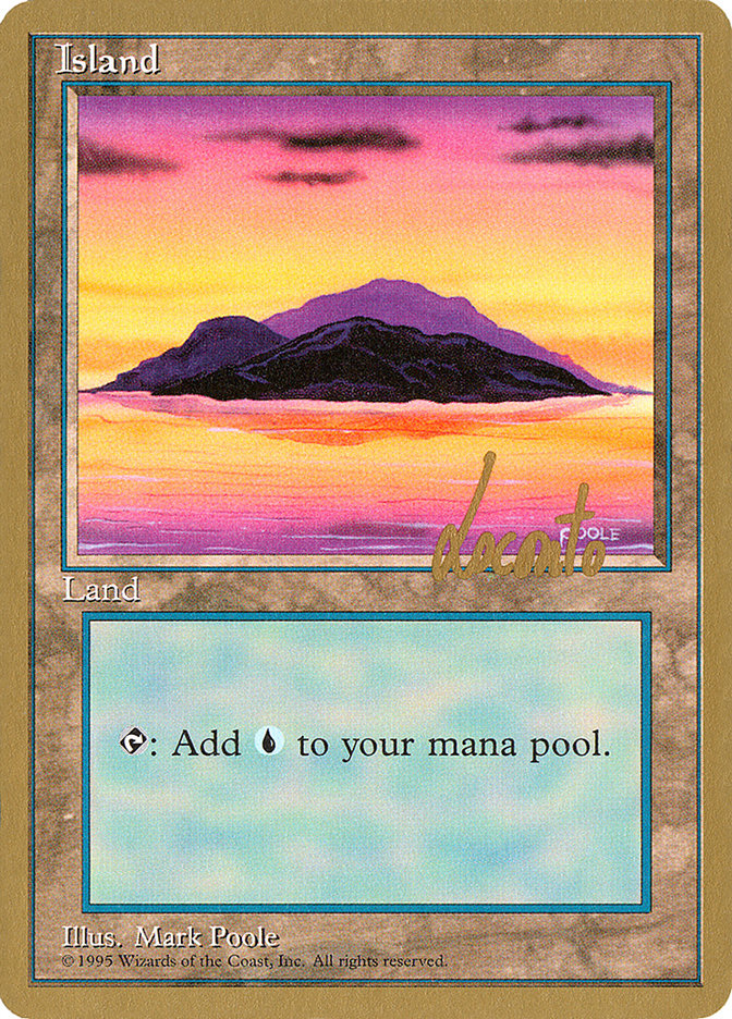 Island (ml368) (Michael Loconto) [Pro Tour Collector Set] | Spectrum Games