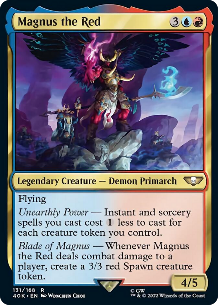 Magnus the Red (Surge Foil) [Universes Beyond: Warhammer 40,000] | Spectrum Games