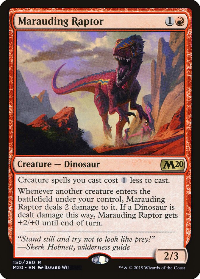 Marauding Raptor [Core Set 2020] | Spectrum Games