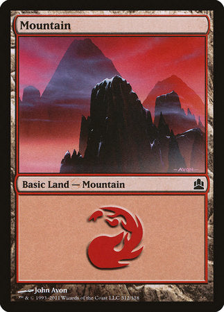 Mountain (312) [Commander 2011] | Spectrum Games