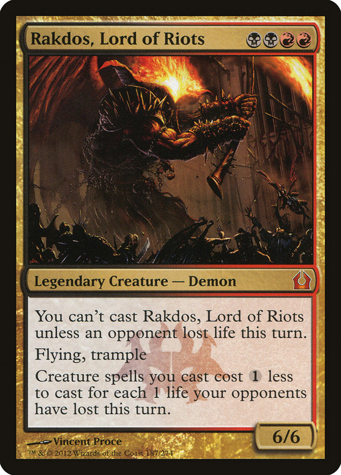 Rakdos, Lord of Riots [Return to Ravnica] | Spectrum Games