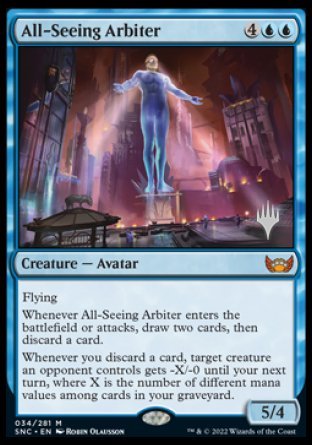 All-Seeing Arbiter (Promo Pack) [Streets of New Capenna Promos] | Spectrum Games