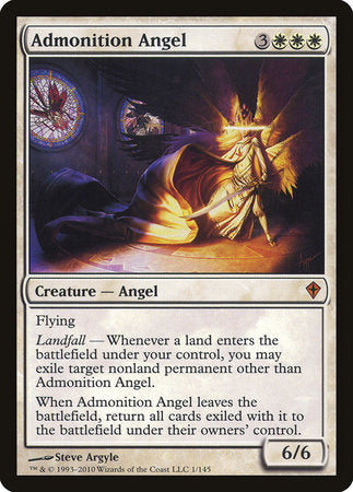 Admonition Angel [Worldwake] | Spectrum Games