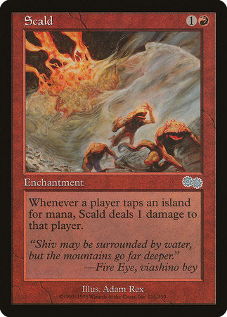 Scald [Urza's Saga] | Spectrum Games