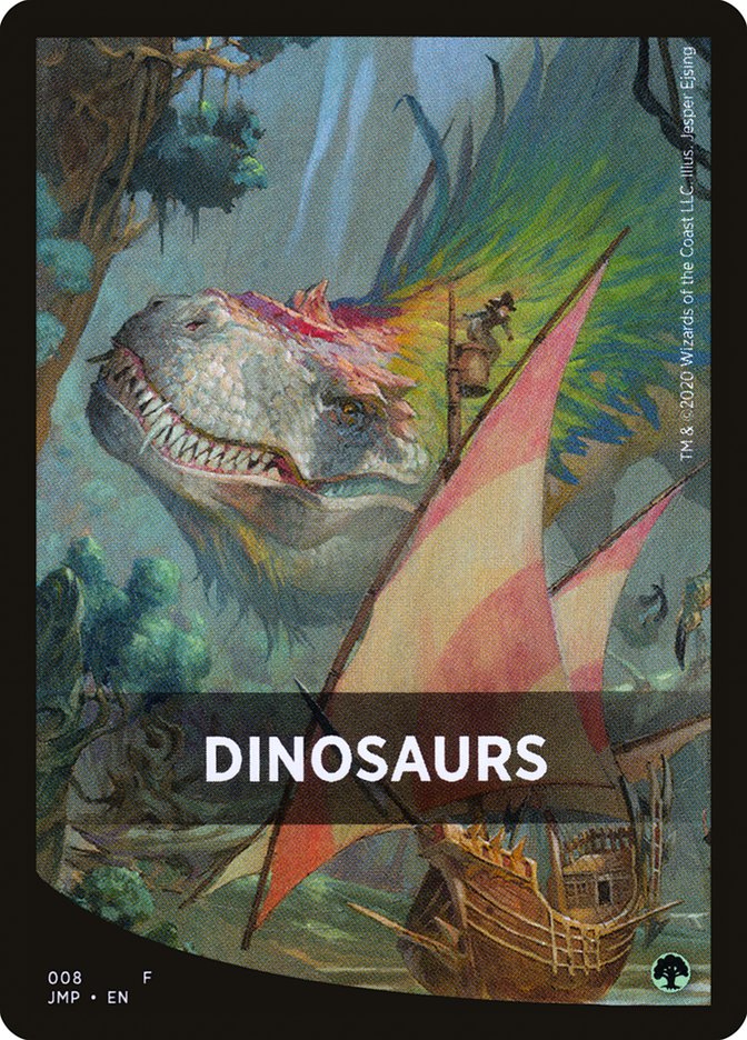 Dinosaurs Theme Card [Jumpstart Front Cards] | Spectrum Games