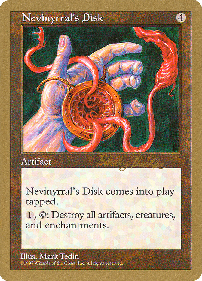 Nevinyrral's Disk (Randy Buehler) [World Championship Decks 1998] | Spectrum Games