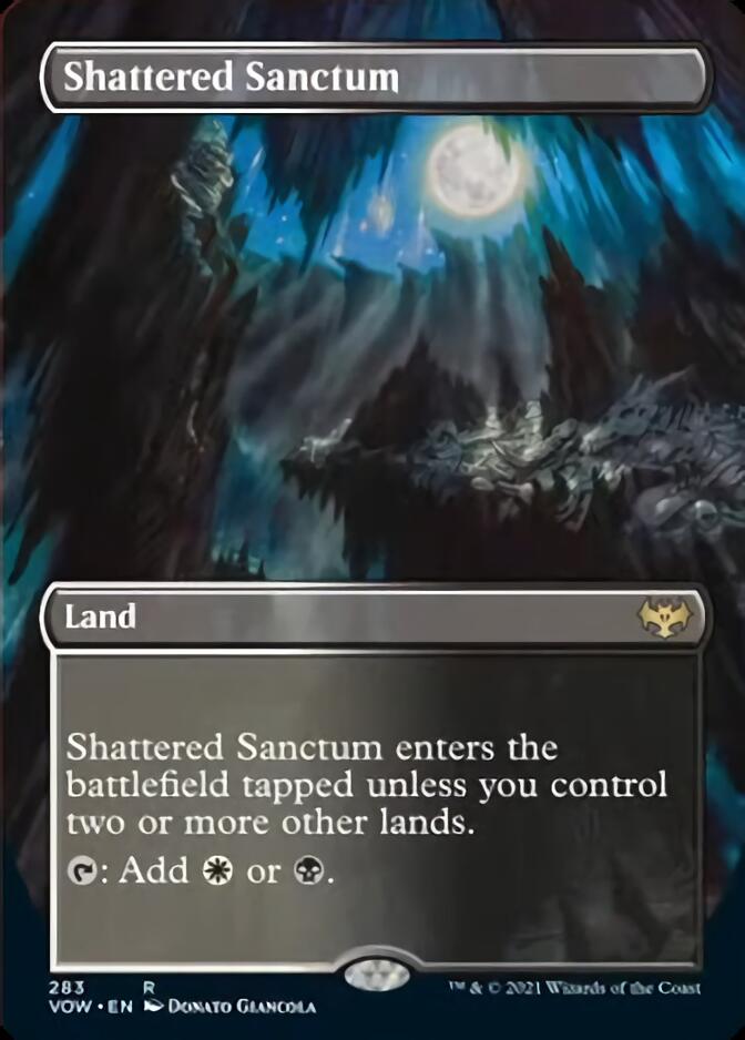 Shattered Sanctum (Borderless) [Innistrad: Crimson Vow] | Spectrum Games