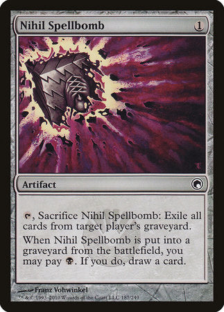 Nihil Spellbomb [Scars of Mirrodin] | Spectrum Games