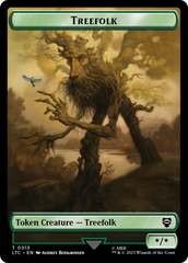 Treefolk // Food Token [The Lord of the Rings: Tales of Middle-Earth Commander Tokens] | Spectrum Games