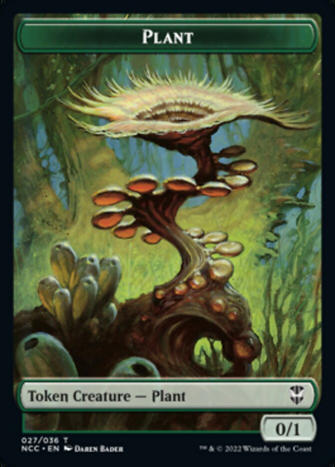 Plant // Treasure (015) Double-sided Token [Streets of New Capenna Commander Tokens] | Spectrum Games