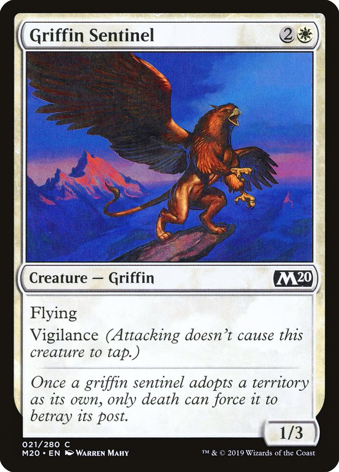 Griffin Sentinel [Core Set 2020] | Spectrum Games