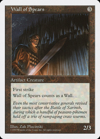 Wall of Spears [Fifth Edition] | Spectrum Games