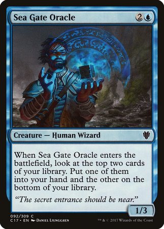 Sea Gate Oracle [Commander 2017] | Spectrum Games
