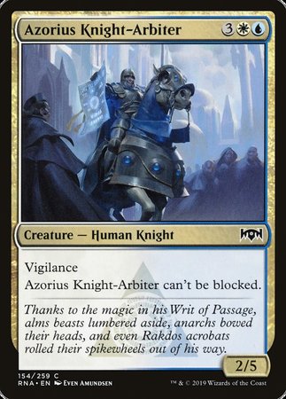 Azorius Knight-Arbiter [Ravnica Allegiance] | Spectrum Games