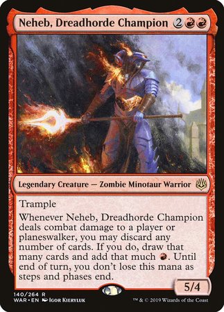 Neheb, Dreadhorde Champion [War of the Spark] | Spectrum Games