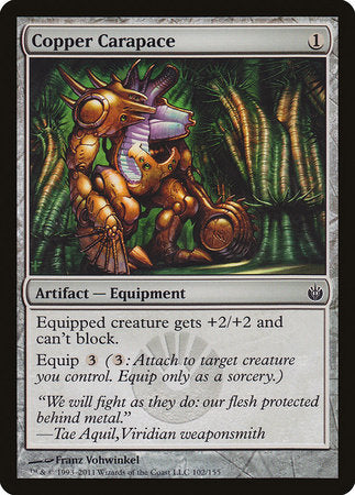 Copper Carapace [Mirrodin Besieged] | Spectrum Games