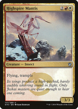 Highspire Mantis [Khans of Tarkir] | Spectrum Games