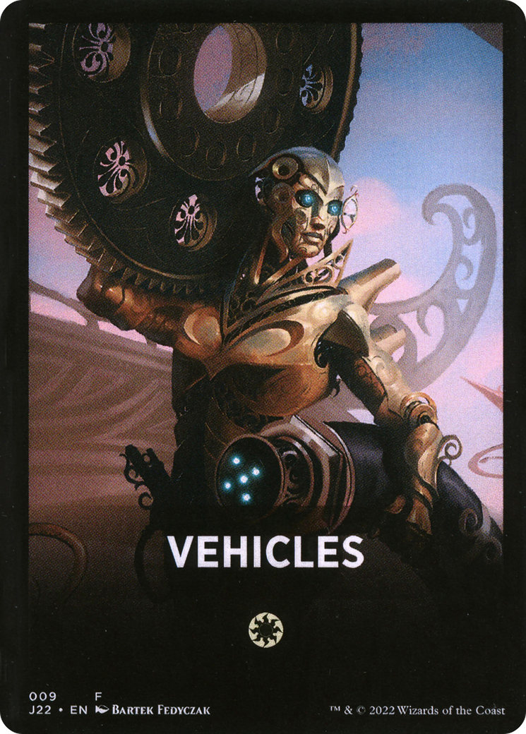 Vehicles Theme Card [Jumpstart 2022 Front Cards] | Spectrum Games