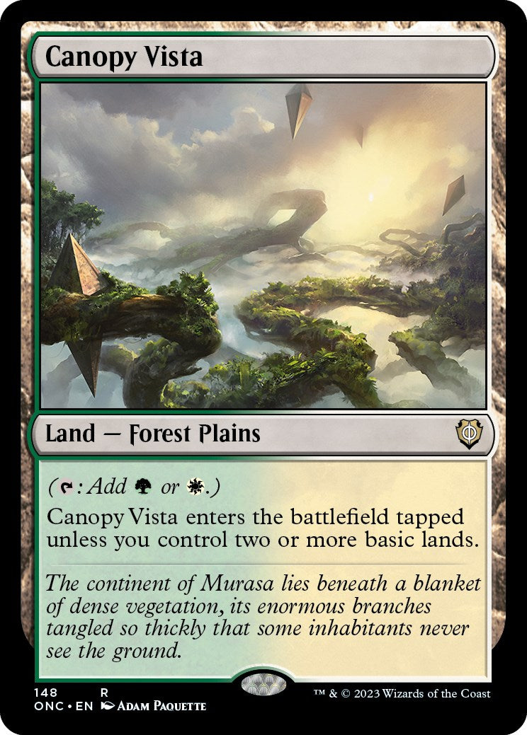 Canopy Vista [Phyrexia: All Will Be One Commander] | Spectrum Games