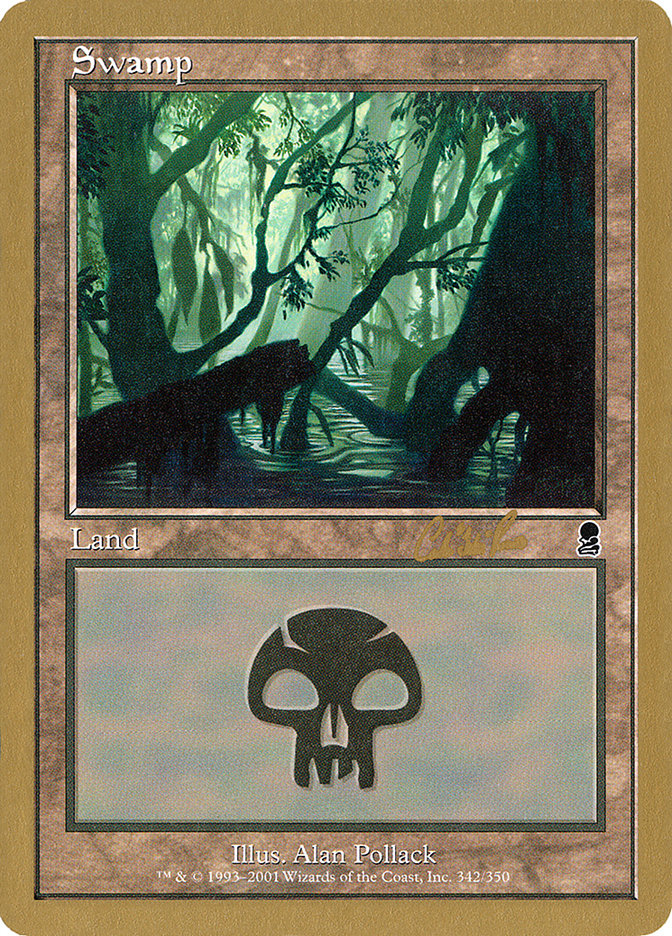 Swamp (cr342) (Carlos Romao) [World Championship Decks 2002] | Spectrum Games