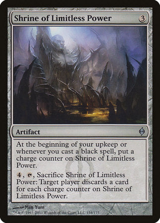 Shrine of Limitless Power [New Phyrexia] | Spectrum Games