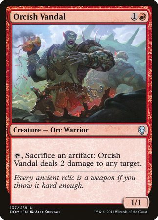 Orcish Vandal [Dominaria] | Spectrum Games