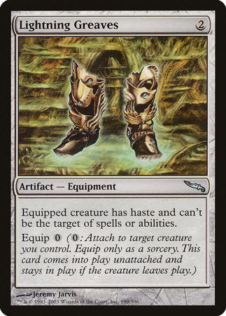 Lightning Greaves [Mirrodin] | Spectrum Games