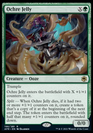 Ochre Jelly (Promo Pack) [Dungeons & Dragons: Adventures in the Forgotten Realms Promos] | Spectrum Games
