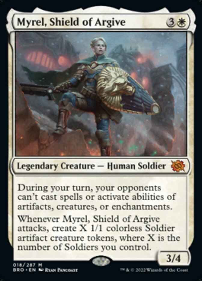 Myrel, Shield of Argive [The Brothers' War] | Spectrum Games