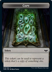 Spirit (002) // Copy Double-sided Token [Innistrad: Crimson Vow Tokens] | Spectrum Games