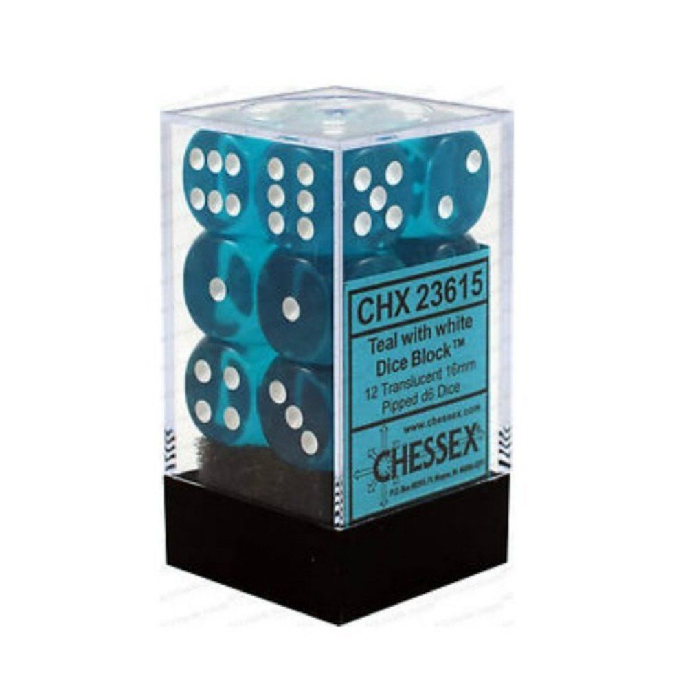 Chessex: D6 Dice Set - 16mm | Spectrum Games