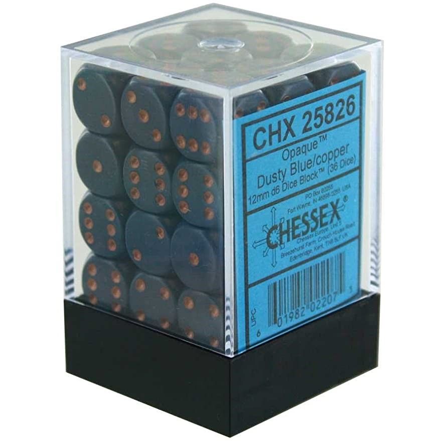 CHESSEX: D6 DICE SET - 12mm | Spectrum Games