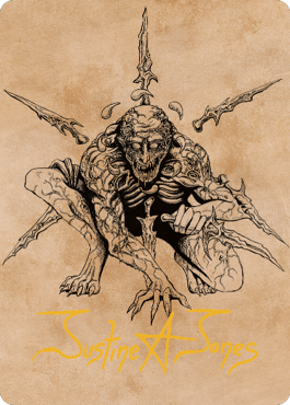 Bhaal, Lord of Murder Art Card (Gold-Stamped Signature) [Commander Legends: Battle for Baldur's Gate Art Series] | Spectrum Games