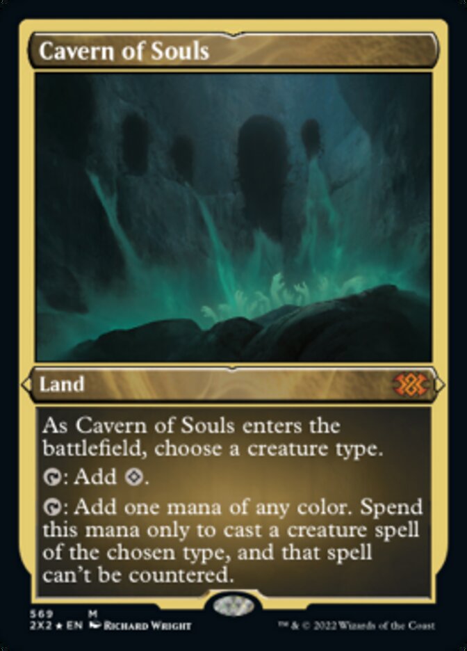 Cavern of Souls (Foil Etched) [Double Masters 2022] | Spectrum Games