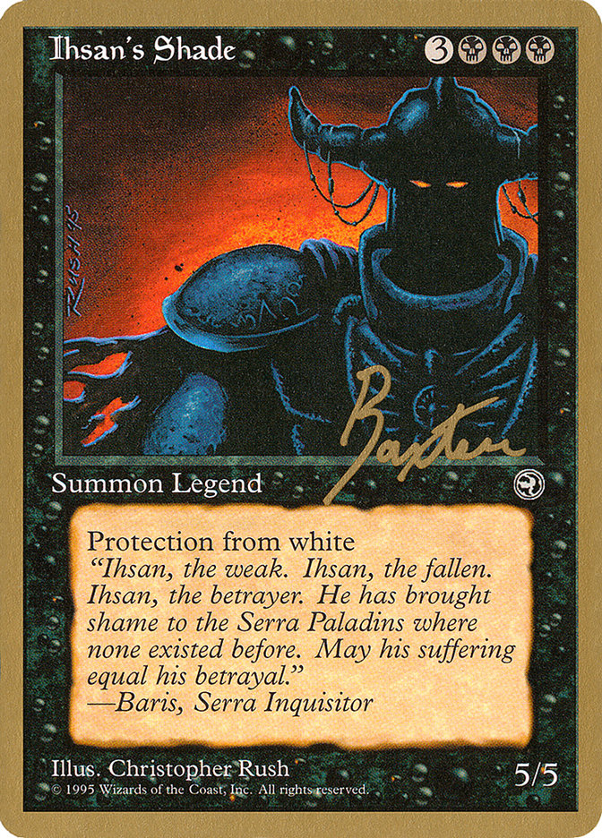 Ihsan's Shade (George Baxter) [Pro Tour Collector Set] | Spectrum Games